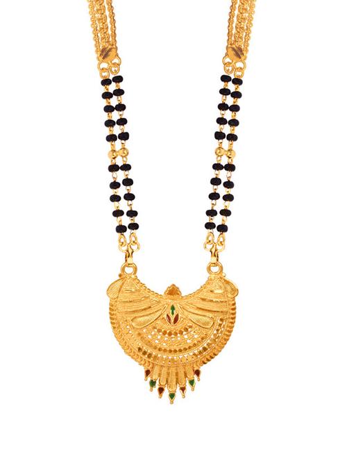 golden metal mangalsutra - 17276640 - Standard Image - 1
