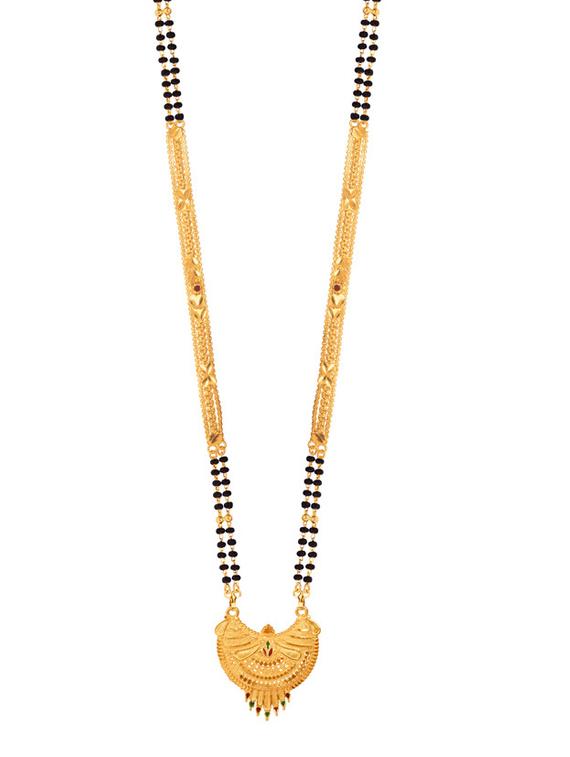 golden metal mangalsutra - 17276640 - Zoom Image - 2