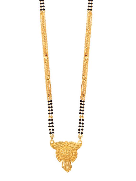 golden metal mangalsutra - 17276643 - Zoom Image - 2