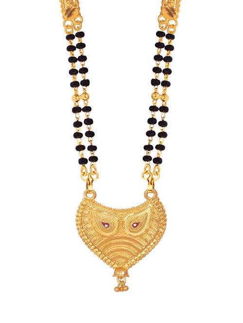 golden metal mangalsutra - 17276644 - Standard Image - 1