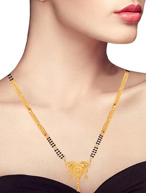 golden metal mangalsutra - 17276646 - Standard Image - 4