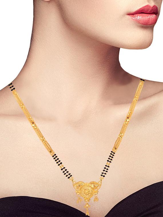 golden metal mangalsutra - 17276646 - Zoom Image - 4