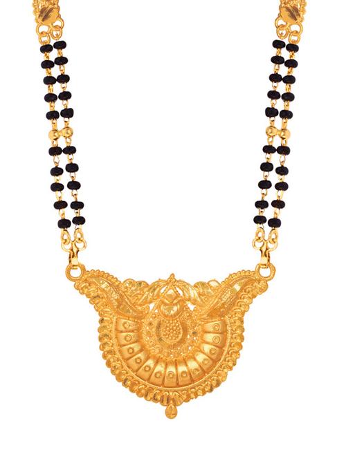 golden metal mangalsutra - 17276650 - Standard Image - 1