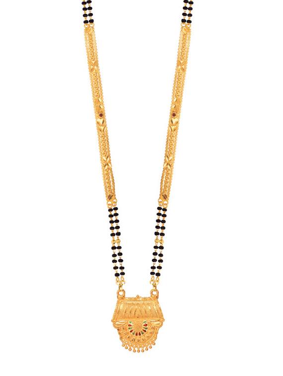 golden metal mangalsutra - 17276651 - Zoom Image - 2