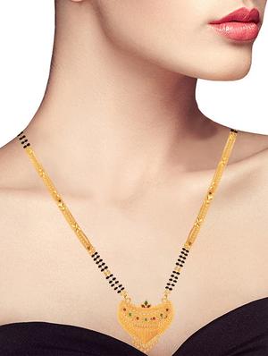 golden metal mangalsutra - 17276653 - Standard Image - 4