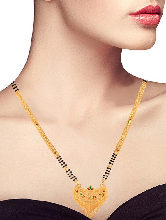 golden metal mangalsutra - 17276653 - Zoom Image - 4