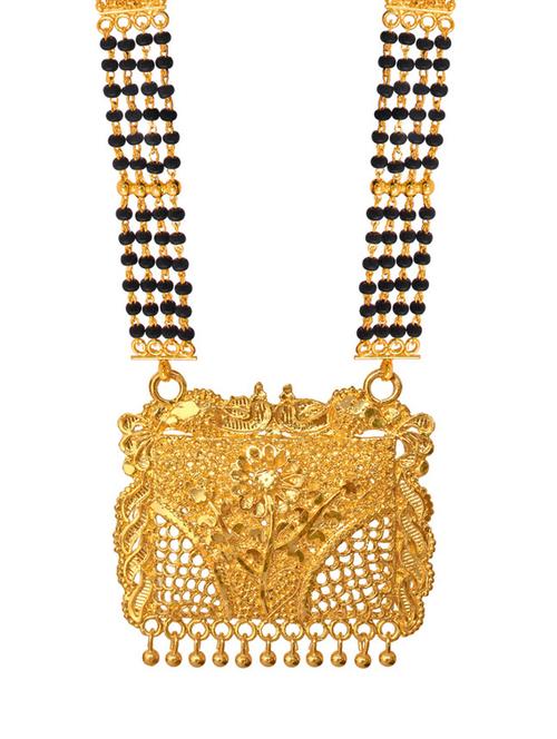 golden metal mangalsutra - 17276655 - Standard Image - 1