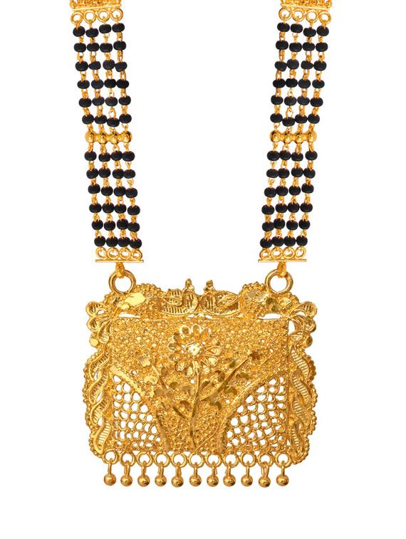 golden metal mangalsutra - 17276655 - Zoom Image - 1