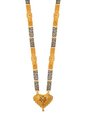 golden metal mangalsutra - 17276657 - Standard Image - 2