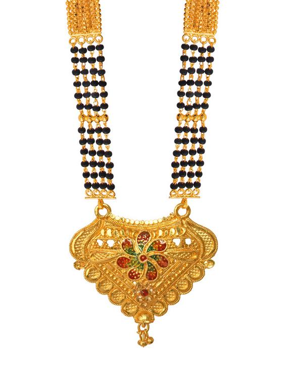 golden metal mangalsutra - 17276657 - Zoom Image - 1