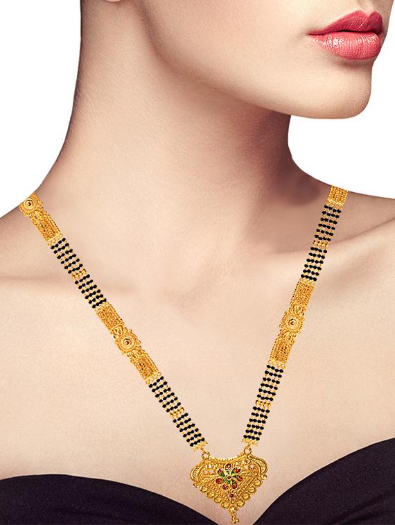 golden metal mangalsutra - 17276657 - Zoom Image - 4