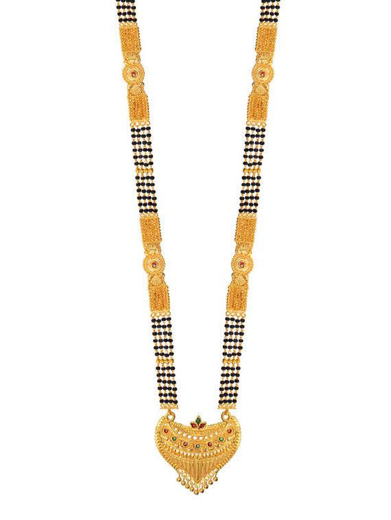 golden metal mangalsutra - 17276659 - Zoom Image - 2