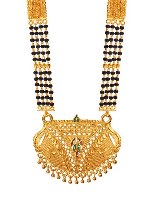 golden metal mangalsutra - 17276660 - Standard Image - 1