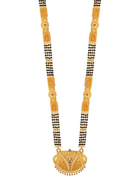 golden metal mangalsutra - 17276660 - Zoom Image - 2