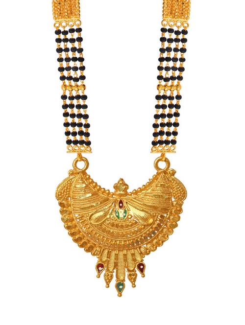 golden metal mangalsutra - 17276664 - Standard Image - 1