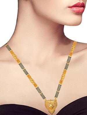 golden metal mangalsutra - 17276667 - Standard Image - 4