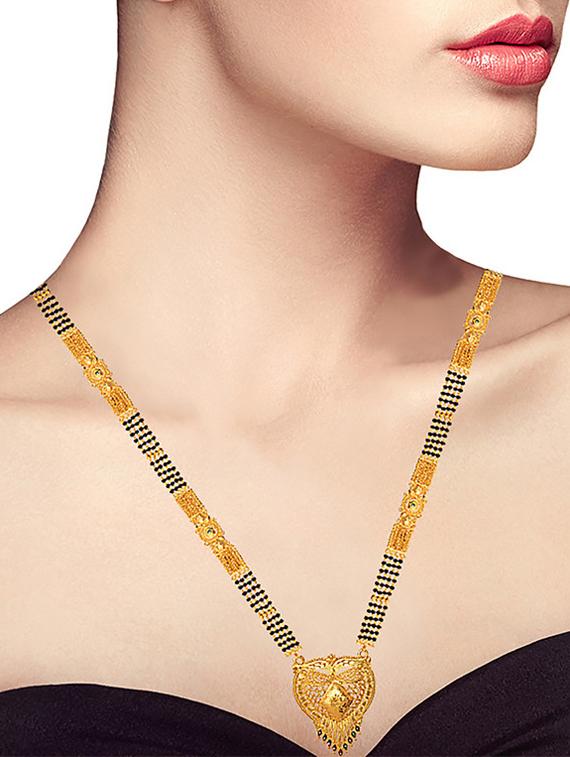 golden metal mangalsutra - 17276667 - Zoom Image - 4