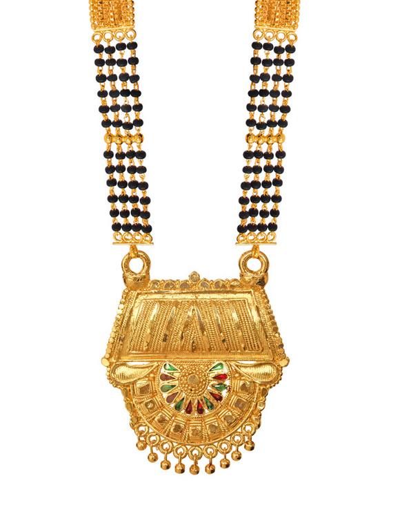 golden metal mangalsutra - 17276671 - Zoom Image - 1