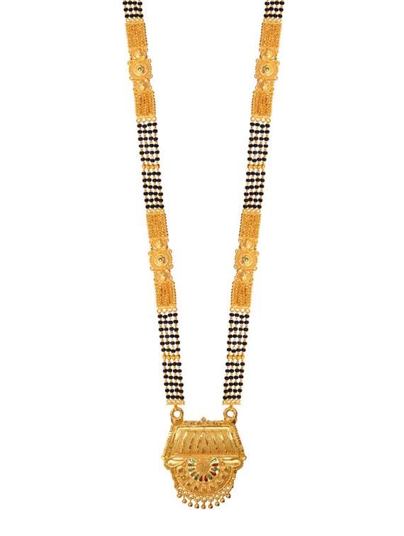 golden metal mangalsutra - 17276671 - Zoom Image - 2