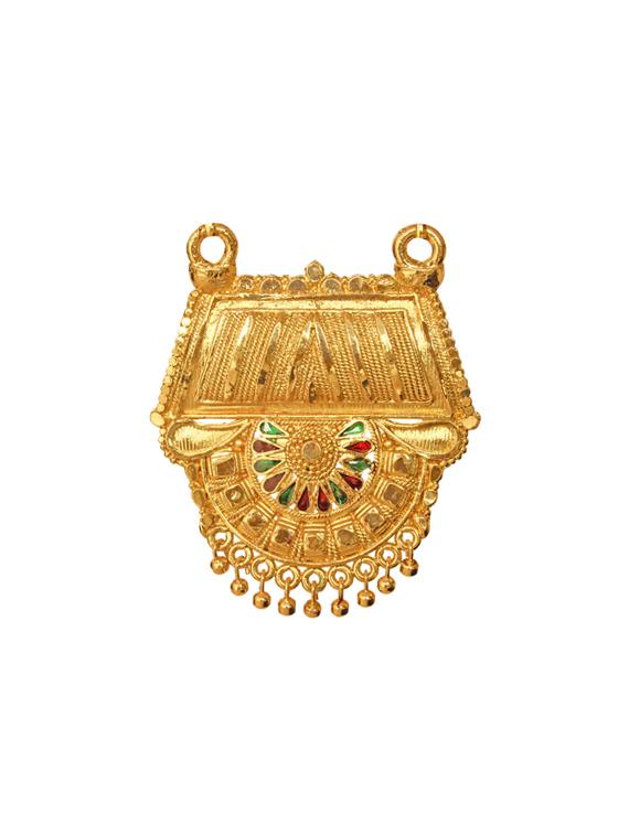 golden metal mangalsutra - 17276671 - Zoom Image - 3