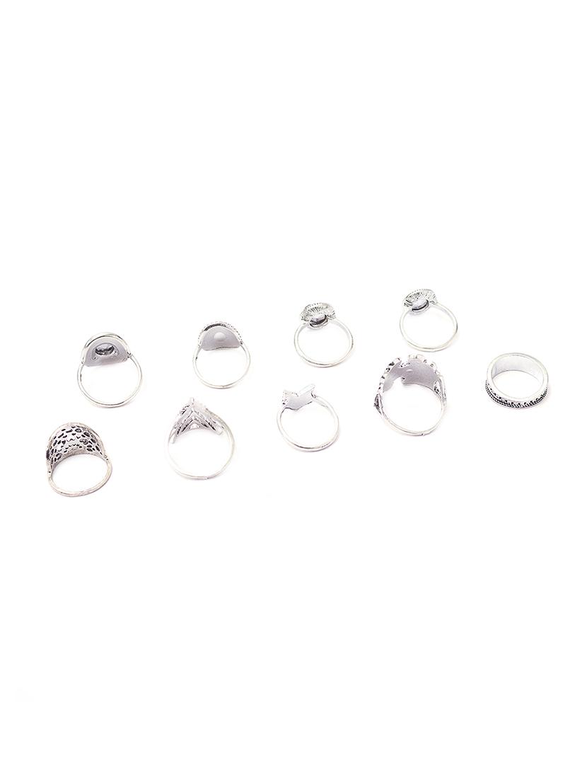 silver metal combo ring - 17277124 - Zoom Image - 3