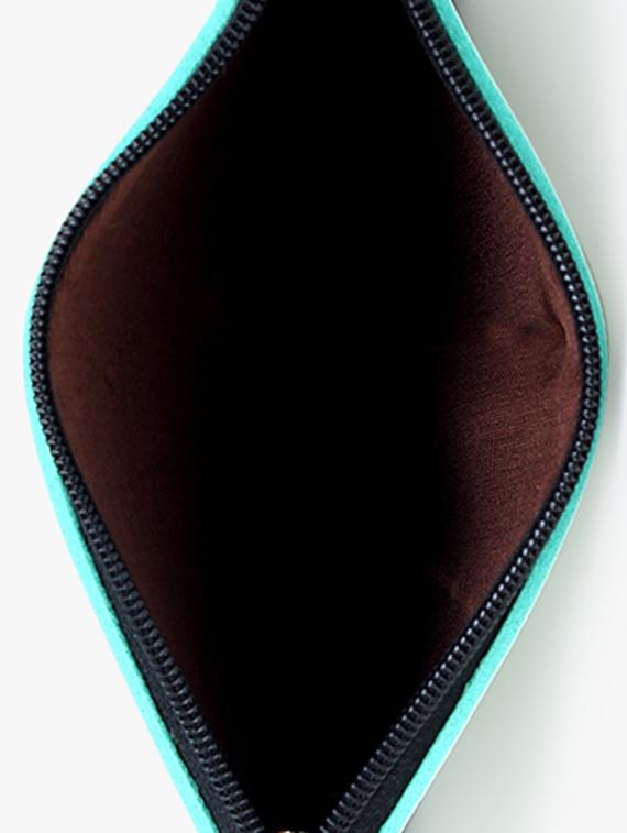 black leatherette (pu) regular pouch - 17277125 - Zoom Image - 3