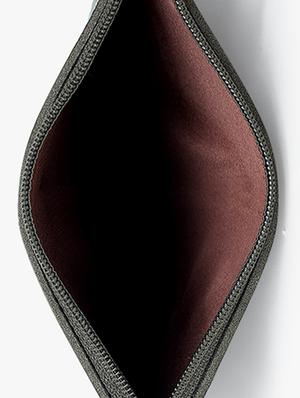 black leatherette (pu) regular pouch - 17277130 - Standard Image - 3