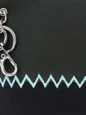 black leatherette (pu) regular pouch - 17277130 - Standard Image - 4