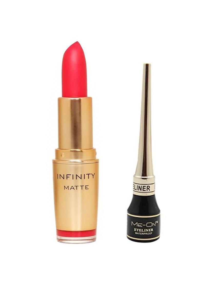 me-on pack of liquid eyeliner plus infinity matte lipstick shade-9 - 17277262 - Zoom Image - 1