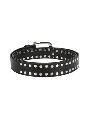 black leather belt - 17277616 - Standard Image - 3