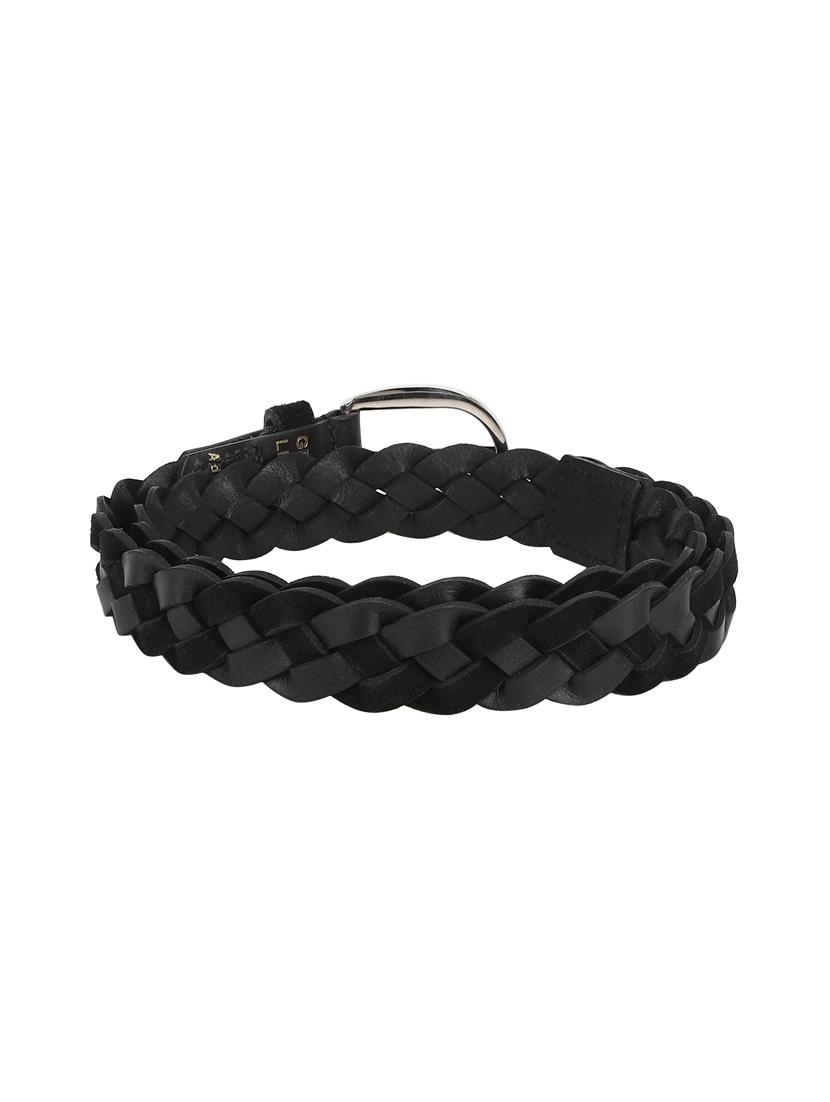 black leather belt - 17277639 - Zoom Image - 3