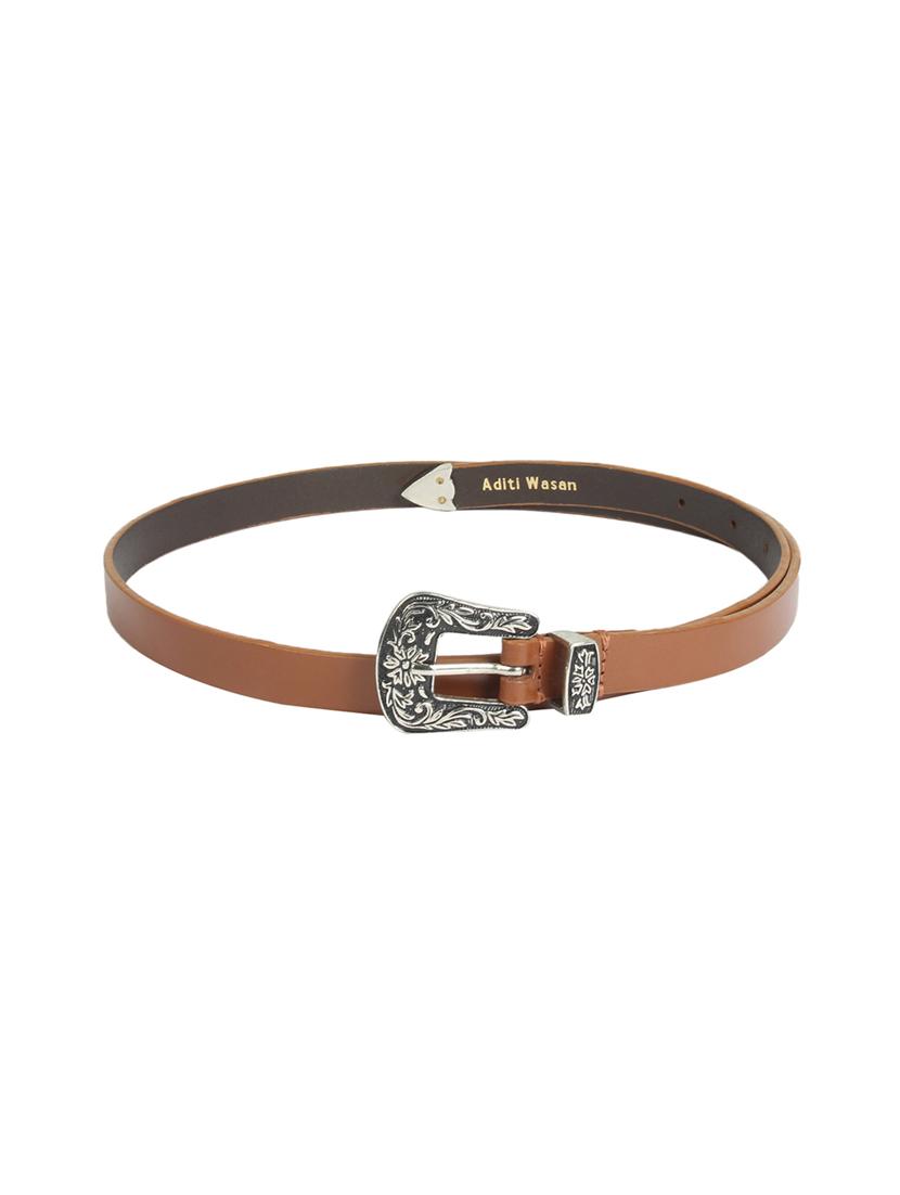 brown leather belt - 17277648 - Zoom Image - 2