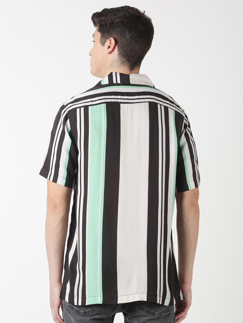 black striped casual shirt - 17277667 - Zoom Image - 3