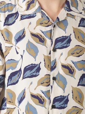 beige printed casual shirt - 17277677 - Standard Image - 5