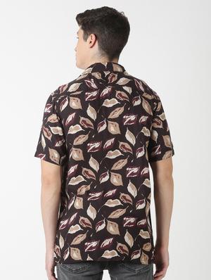 black printed casual shirt - 17277678 - Standard Image - 3