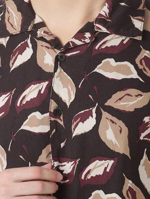 black printed casual shirt - 17277678 - Standard Image - 5