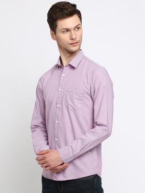 purple checkered casual shirt - 17278012 - Standard Image - 2