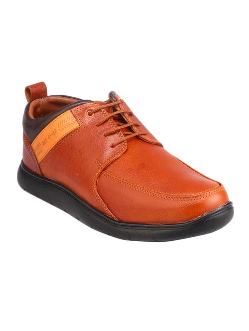 tan leather slip on ons - 17278358 - Standard Image - 1