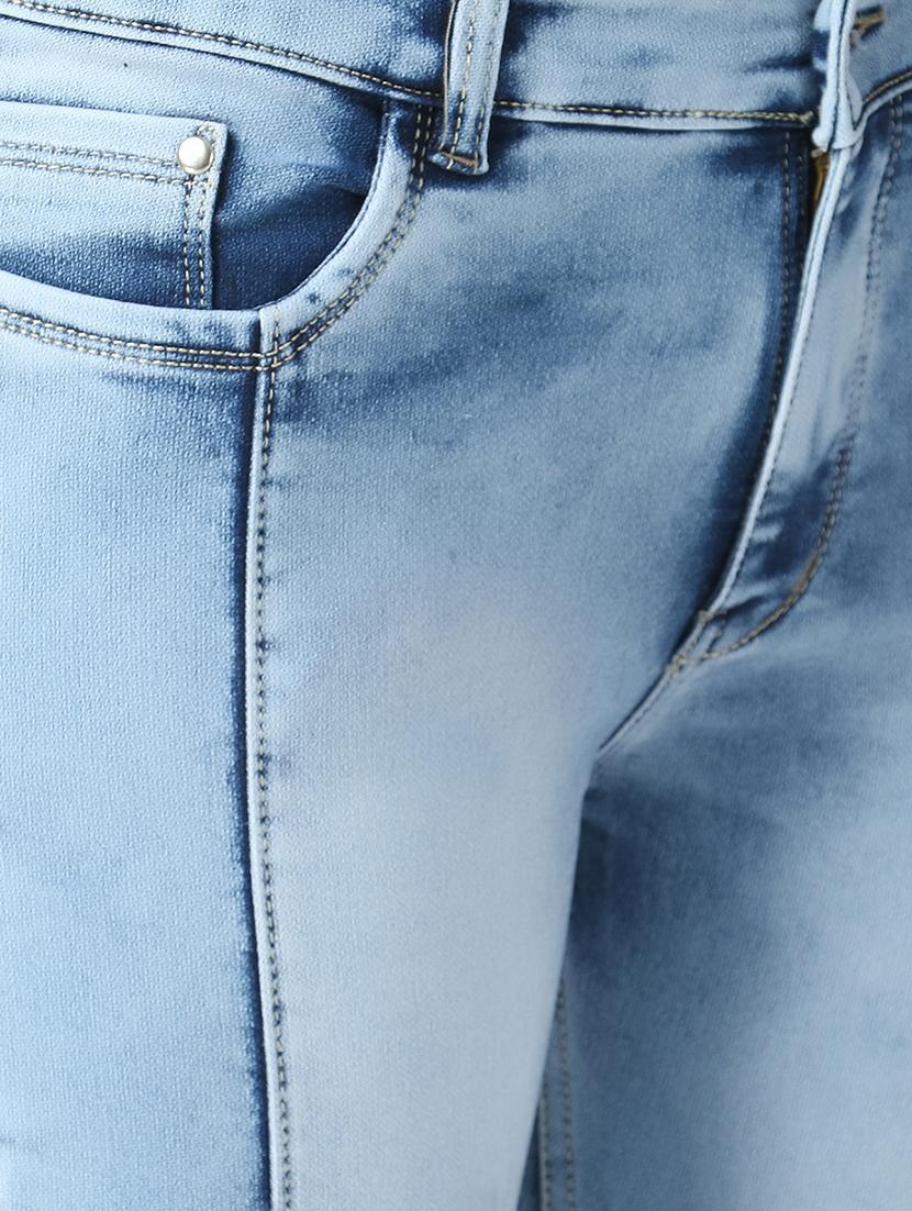 asymmetric hem denim jeans - 17278604 - Zoom Image - 5
