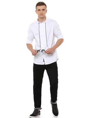 white taped casual shirt - 17278680 - Standard Image - 4