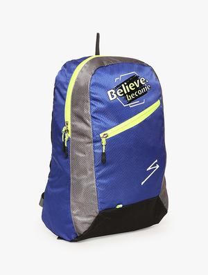 blue polyester backpack - 17279000 - Standard Image - 5