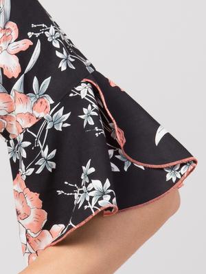 bell sleeved floral top - 17279047 - Standard Image - 5