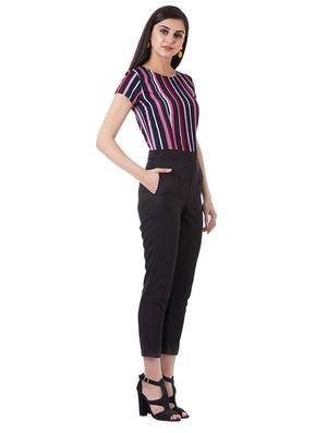 round neck full leg jumpsuit - 17279252 - Standard Image - 2