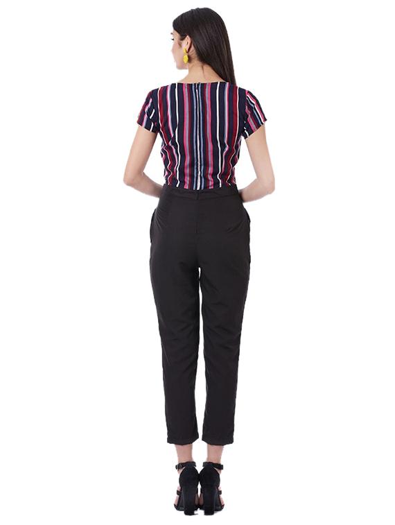 round neck full leg jumpsuit - 17279252 - Zoom Image - 3
