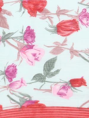 floral printed saree with blouse - 17279528 - Standard Image - 4