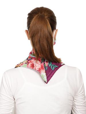 white cotton anti-pollution scarf women mask - 17279834 - Standard Image - 3