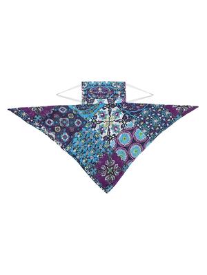 blue cotton anti-pollution scarf women mask - 17279839 - Standard Image - 4