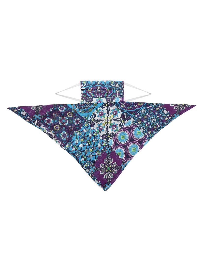 blue cotton anti-pollution scarf women mask - 17279839 - Zoom Image - 4