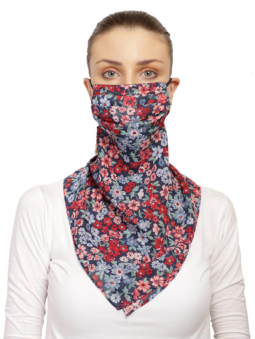 multi colored cotton anti-pollution scarf women mask - 17279852 - Zoom Image - 1