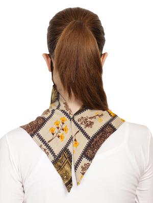 beige rayon anti-pollution scarf women mask - 17279855 - Standard Image - 3